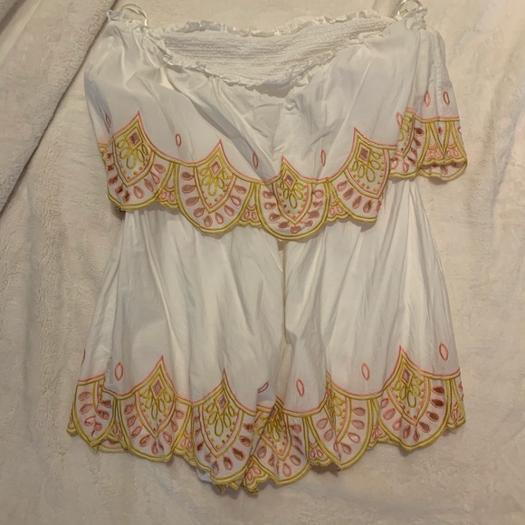 Lovers + Friends Strapless Romper XL - Picture 6 of 14